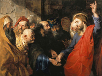 Peter Paul Rubens - The Tribute Money, 1610-1615