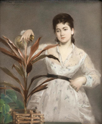 Eva Gonzalès - La Plante favorite (The Favorite Plant), 1871-1872