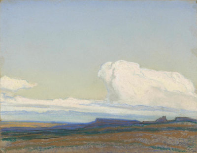 Maynard Dixon - Desert Scene, 1922