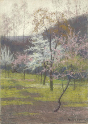Léon-Henri Lievrat - Blooming Trees, ca. 1890