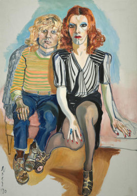 Alice Neel - Jackie Curtis and Ritta Redd, 1970