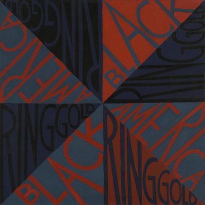 Faith Ringgold - Black Light Series #7: Ego Painting, 1969