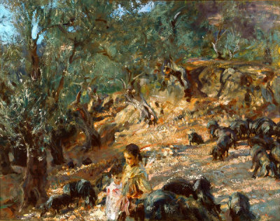 John Singer Sargent - Under the Olives, 1908