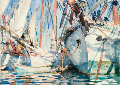 John Singer Sargent - White Ships, 1908