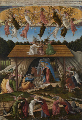 Sandro Botticelli - The Nativity of Christ (Mystic Nativity), 1501