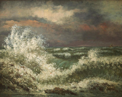 Gustave Courbet - The Wave, ca. 1869