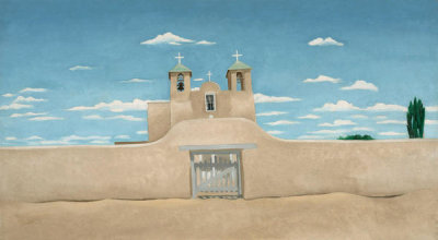 Georgia O'Keeffe - Front of Ranchos Church, 1930
