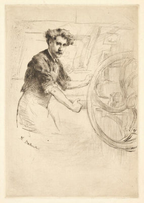 Marcellin Desboutin - Leroy Imprimeur (The Printer Leroy), 1875