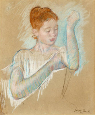 Mary Cassatt - The Long Gloves, 1886