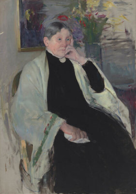 Mary Cassatt - Mrs. Robert S. Cassatt, the Artist's Mother, ca. 1885