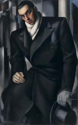 Tamara de Lempicka - Portrait of a Man (Tadeusz Lempicki), 1929