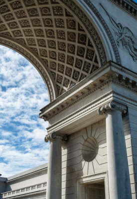 Legion of Honor - Front archway abstraction