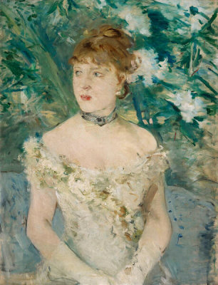 Berthe Morisot - Young Woman Dressed for a Ball, 1879