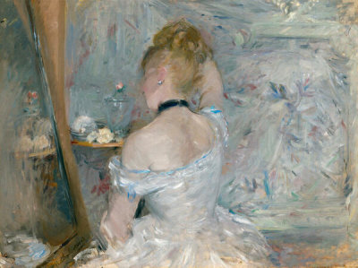 Berthe Morisot - Woman at Her Toilette, 1875–1880
