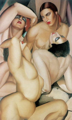 Tamara de Lempicka - Group of Four Nudes, 1925