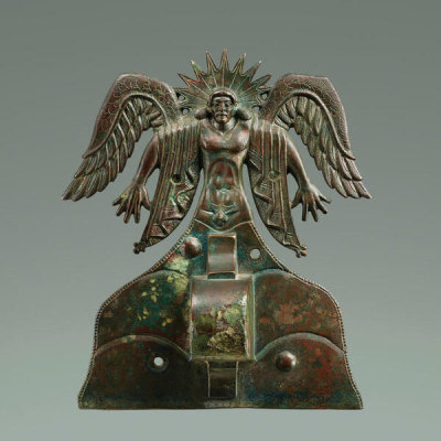 Etruscan - Appliqué depicting the Sun God Uśil, 500‒475 BC