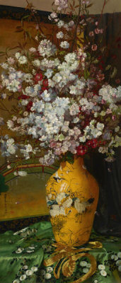 Grace Adelaide Fletcher - Cherry Blossoms in a Vase, 1886