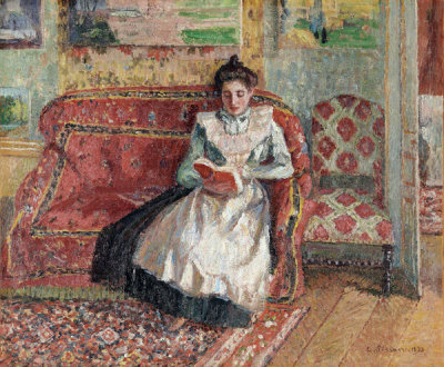 Camille Pissarro - Jeanne Reading, 1899