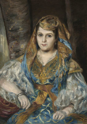 Pierre-Auguste Renoir - Portrait of Madame Clementine Valensi Stora (L'algérienne), 1870