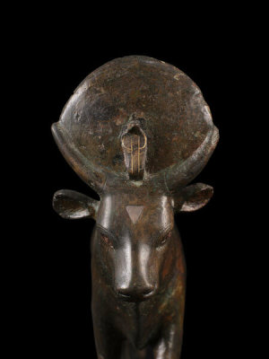 Egypt, Saite Period - Apis bull on a sledge (detail), Dynasty 26